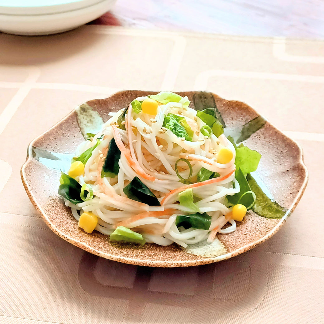 カニかま麺の中華風サラダ